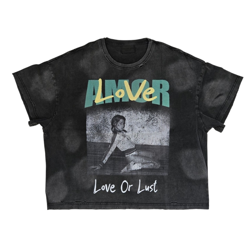 Stile De Amor Galleria AMOR OR LUST TEE T-shirt Size Large NEW